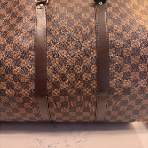 Louis Vuitton Damier Ebene Keepall Bandouliere 55 boston bag - Picture 8 of 16